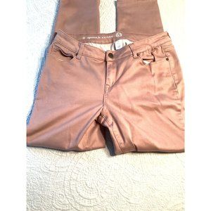 Women’s W62 Signature Fit Skinny Jeans * Pink*Brushed Denim*  EUC*Size 10